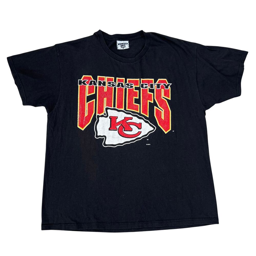 Vintage LEE Kansas City KC Chiefs Made in USA Artex T-Shirt (Sz XL)